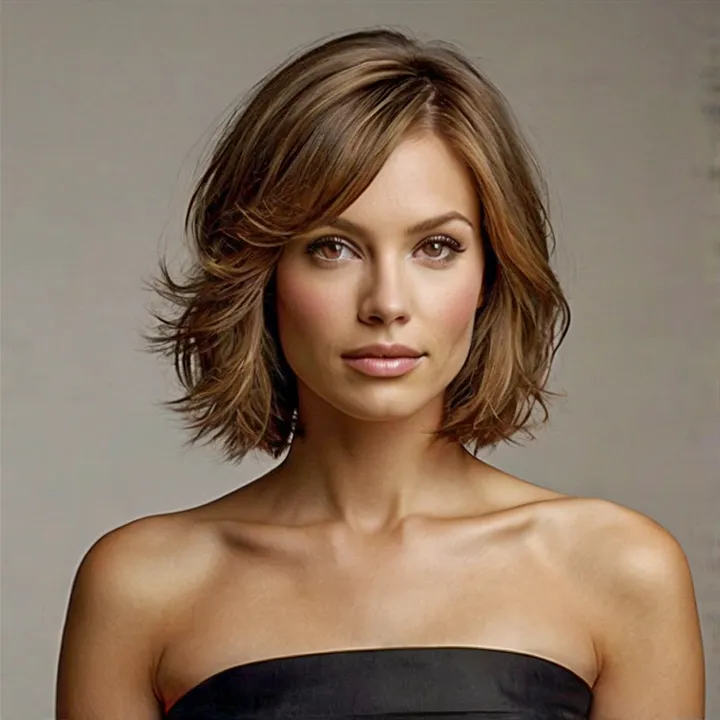 Side-Swept Shoulder Cut