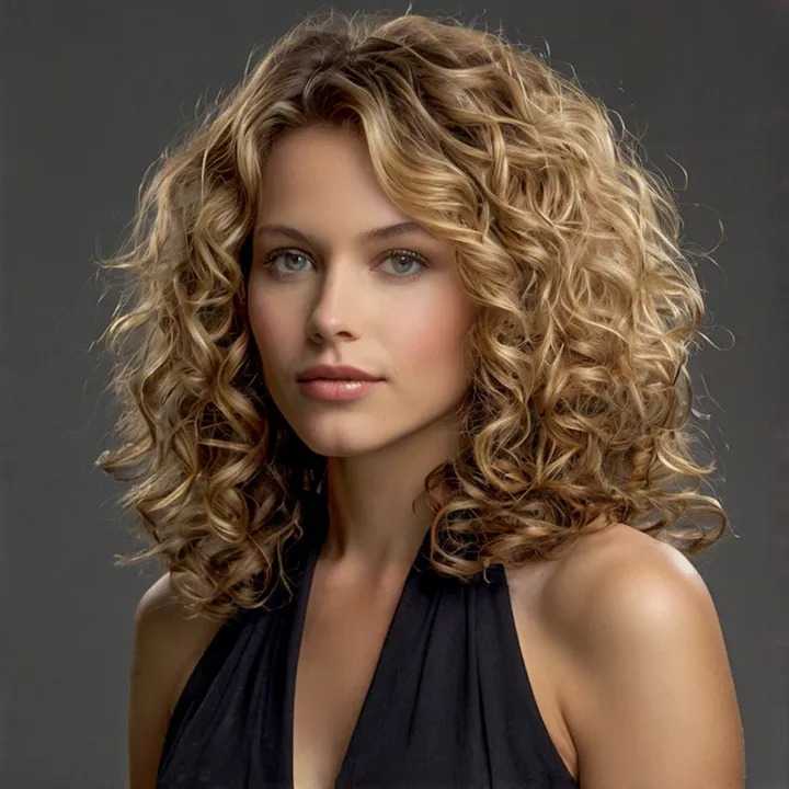 Voluminous Curly Cut