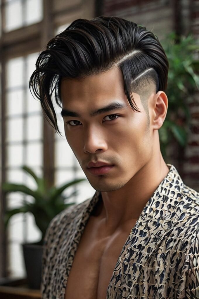 Asian Curtain Hairstyle