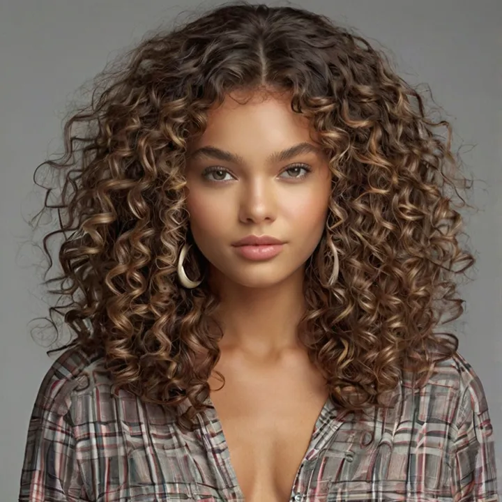 Shag Haircuts for Curly Hair