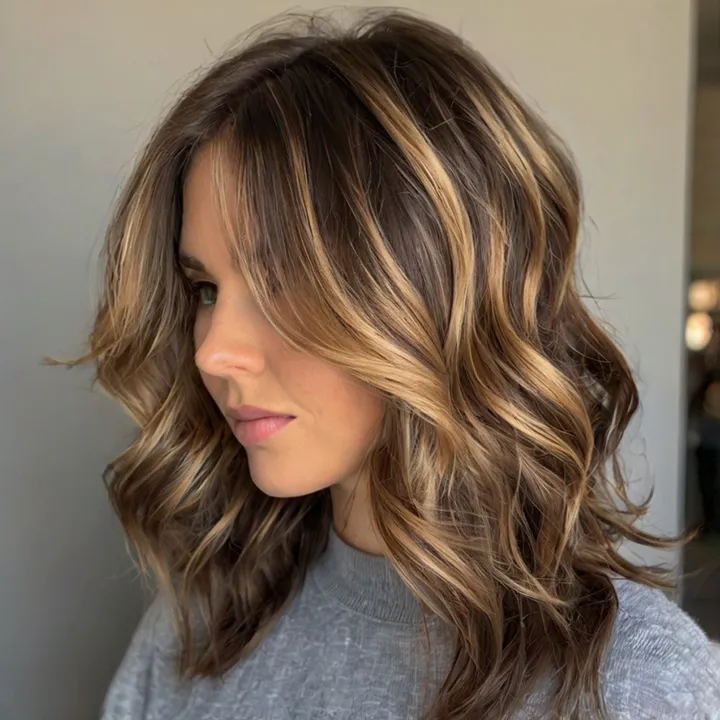 Shag Styles With Balayage