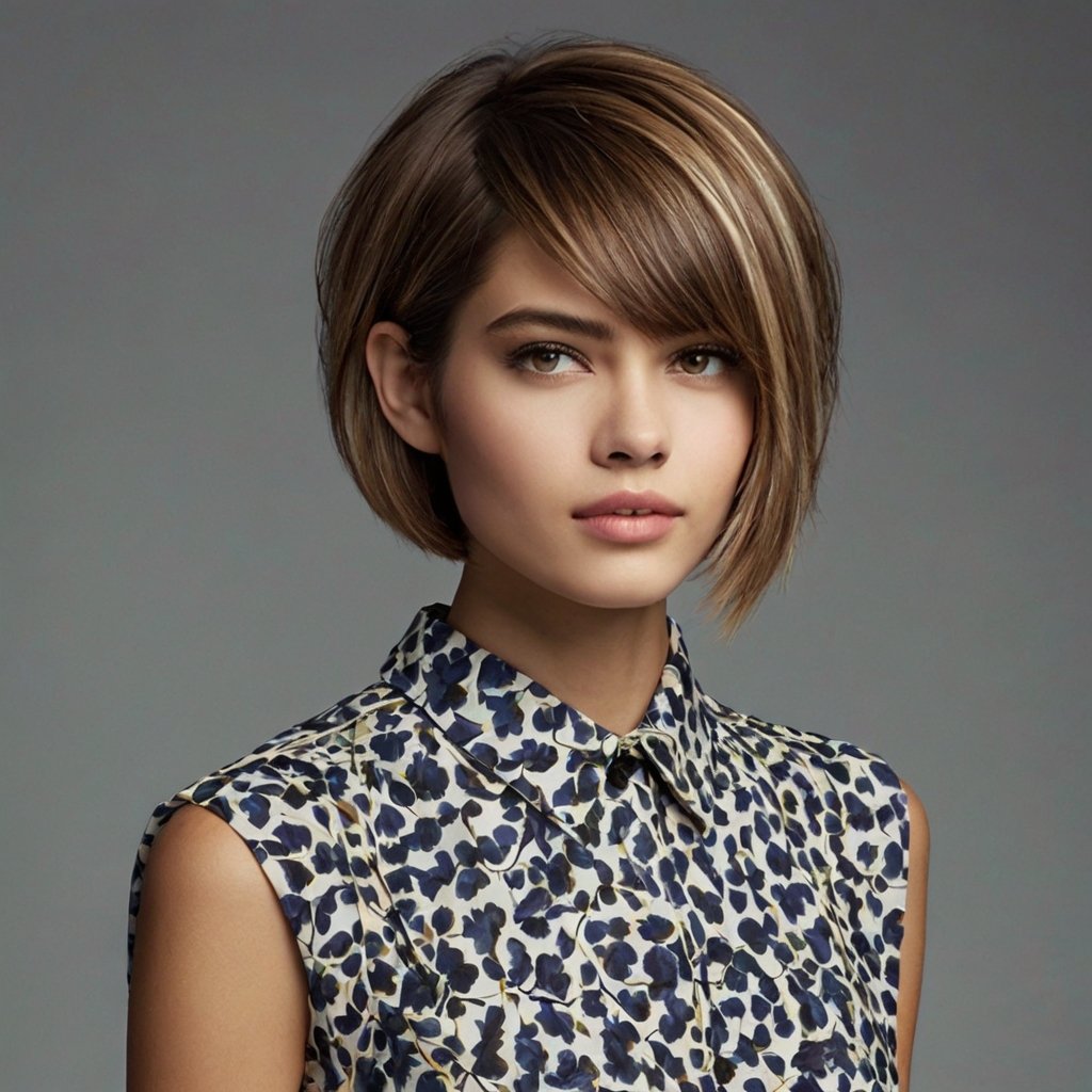 Ear Length Hair Bold Asymmetry